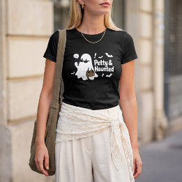 T-shirt Chemise fantôme mesquine et hantée | Conception Gl