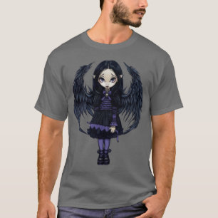 T-shirt Chemise féerique gothique de coeurs de papier