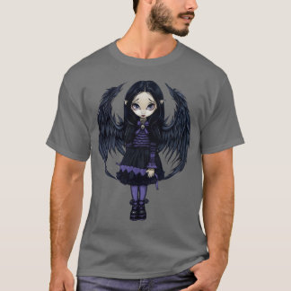 T-shirt Chemise féerique gothique de coeurs de papier