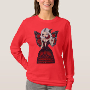 T-shirt Chemise féerique gothique de mascarade de