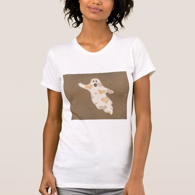 T-shirt Chemise féminine fantôme (Devant)