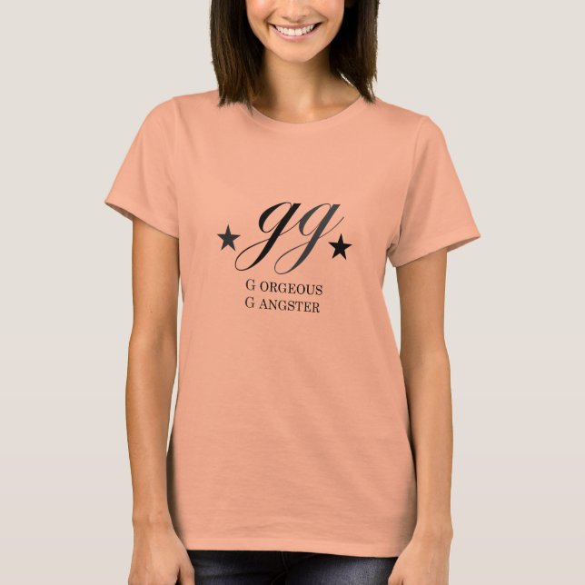 T-shirt Chemise féminine "gg" (Devant)