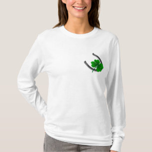 T-shirt Chemise féminine irlandaise chanceuse St. Patrick'