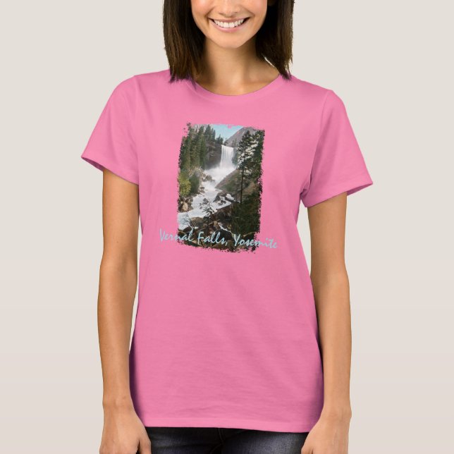 T-shirt Chemise féminine peinte de Vernal Falls (Devant)