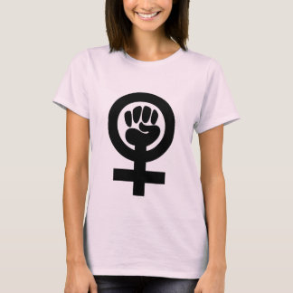 T-shirt Chemise féministe de symbole de poing