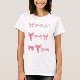 T-shirt Chemise femme à noeud papillon coquette