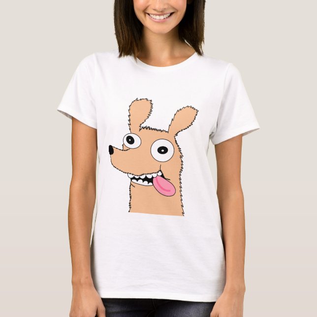 T-shirt Chemise Femme Chien Derpy (Devant)