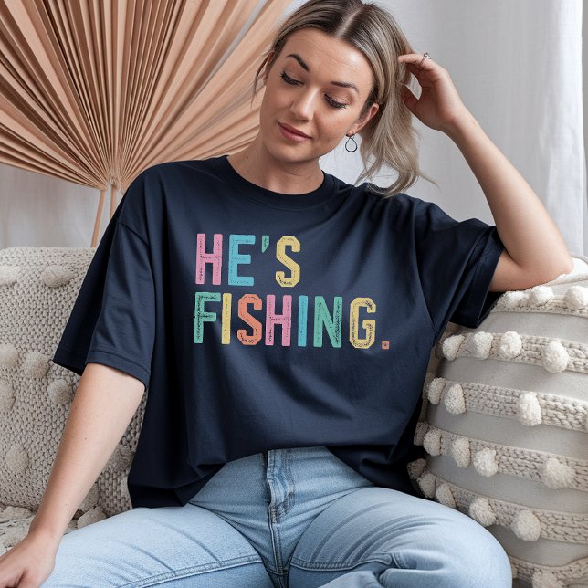 T-shirt Chemise Femme de Pêche - Drôle cadeau de pêche pou (fishing wife shirt, fishing gifts for wife, fishing t-shirts for women, fly fishing shirt for wife,)