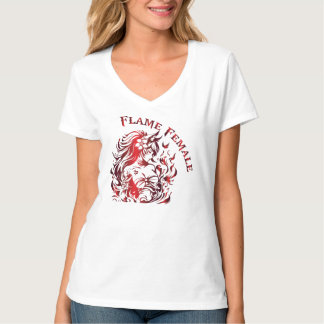 T-shirt Chemise femme féminine V-Shirt