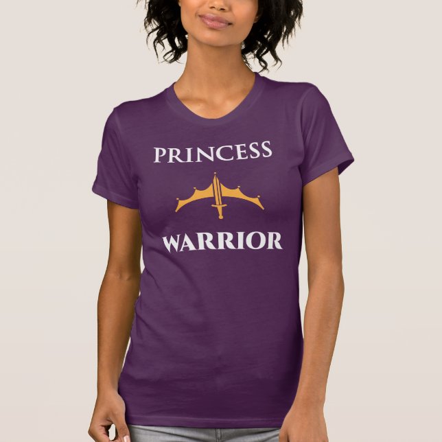 T-shirt Chemise femme guerrière princesse (Devant)