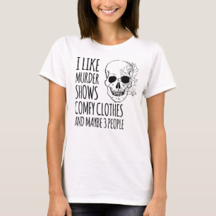 T-shirt chemise femme nouveauté, meurtre montre l'horreur