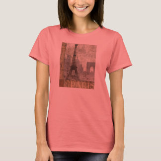 T-shirt Chemise femme Paris vintage