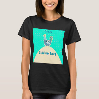T-shirt Chemise femme poule folle