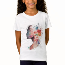 Chemise femme silhouette florale