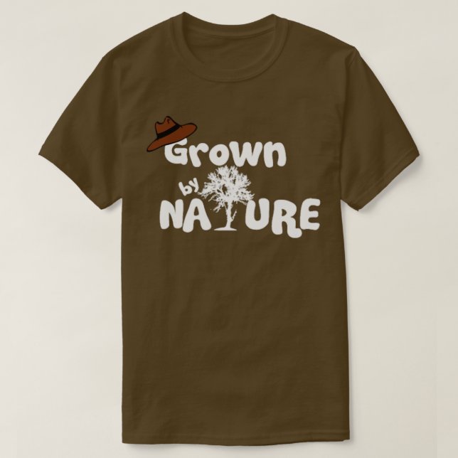 T-shirt Chemise fermière FFA Cultivée par la nature Amateu (Design devant)