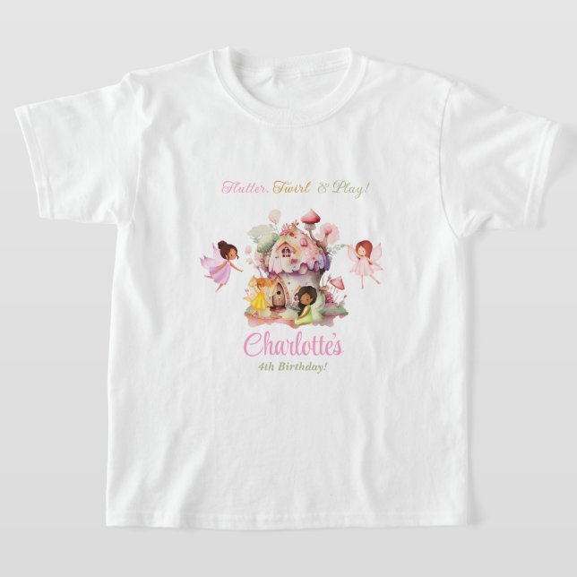 T-shirt Chemise fête d'anniversaire Fbattent et Twirl Fair (Poser)