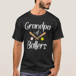 T-shirt Chemise Fête des pères Baller Grand-Père De Bal