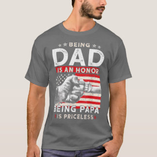 T-shirt Chemise fête des pères Pour Papa Un Honneur Etre P