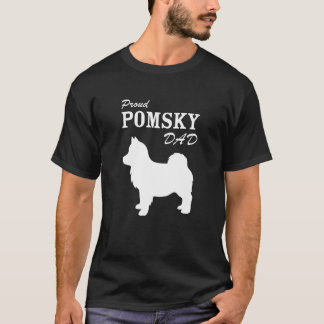 T-shirt Chemise fière de papa de Pomsky