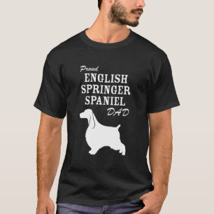T-shirt Chemise fière de papa d'épagneul de springer