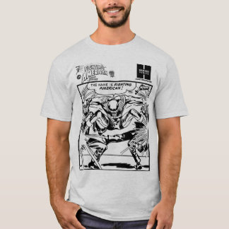 T-shirt Chemise Fighting American Action Panel 