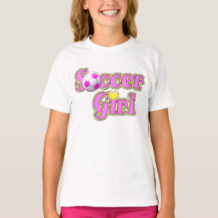 T-shirt Chemise fille de football