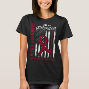 T-shirt Chemise-fille de la faucille de Bourgogne