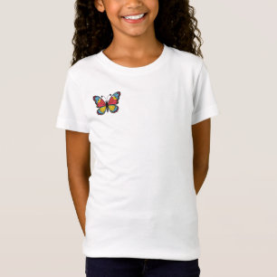 T-Shirt Chemise Fille Motif Papillon