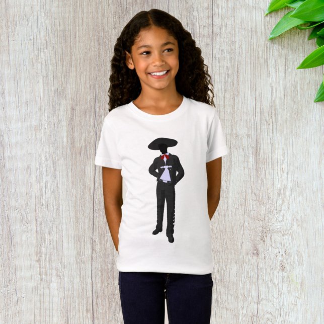 T-Shirt Chemise Fille silhouette Mariachi (Créateur téléchargé)