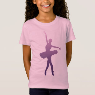 T-Shirt Chemise Filles de Ballet Rose