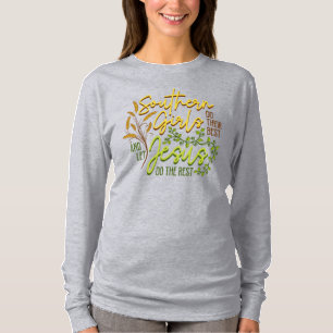 T-shirt Chemise Filles du Sud laissent Jésus faire le rest