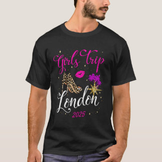 T-shirt Chemise Filles Voyage Londres 2025 Week-end de Vac
