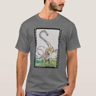 T-shirt Chemise Film Strip Titanosaurus