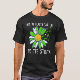 T-shirt Chemise Fin du Stigmate Sensibilisation à la Santé