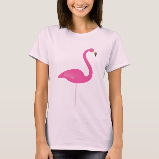 T-shirt Chemise Flamant rose T (Devant)