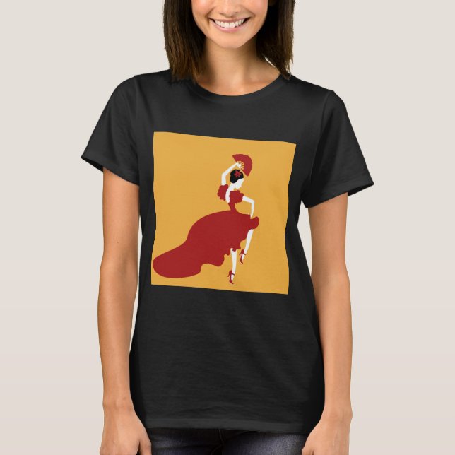 T-shirt Chemise Flamenco Danseur (Devant)