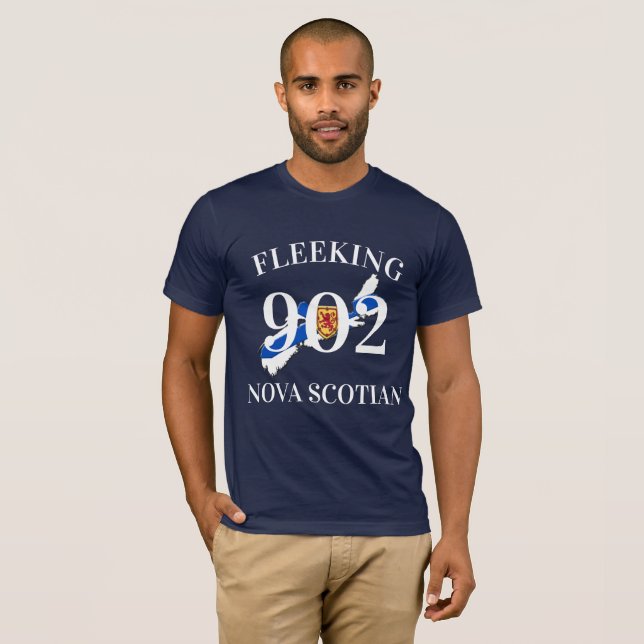 T-shirt Chemise Fleeking Nova Scotian Halifax Dartmouth 90 (Devant entier)