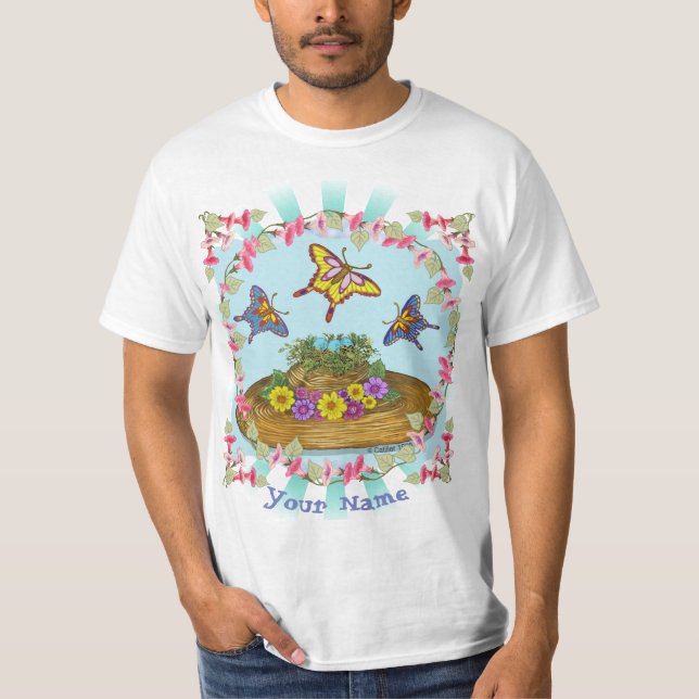 T-shirt Chemise Fleur Chapeau Nid (Devant)