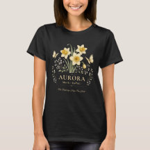 Chemise Fleur de Naissance Papillon Narcisse Perso