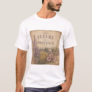 T-shirt chemise fleurs de provence