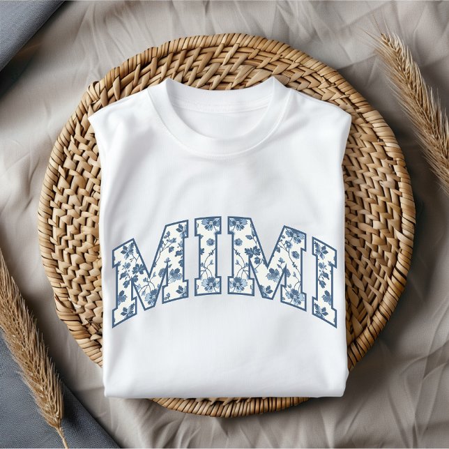 T-shirt Chemise Floral Mimi, cadeau d'anniversaire pour gr (Mimi shirt, floral Mimi shirt, Mimi birthday gift, Mimi Christmas gift, shirt for grandma, mimi gift)