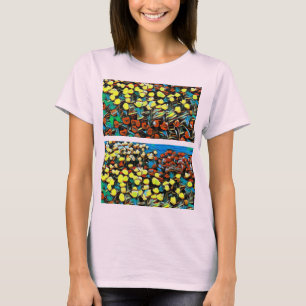 T-shirt Chemise florale multicolore