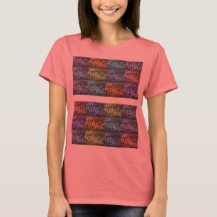 T-shirt Chemise florale multicolore