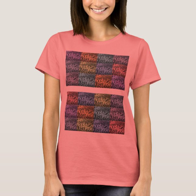 T-shirt Chemise florale multicolore (Devant)