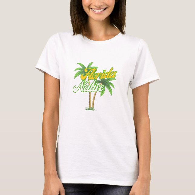 T-SHIRT CHEMISE FLORIDE NATIVE (Devant)