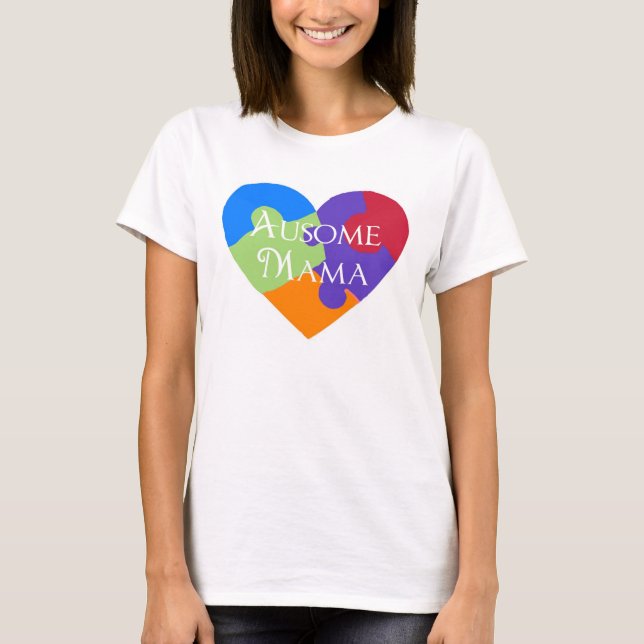 T-shirt Chemise Flowome Ausome Mama (Devant)