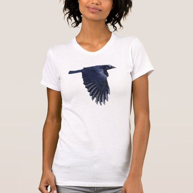 T-shirt Chemise Flying Raven (Devant)