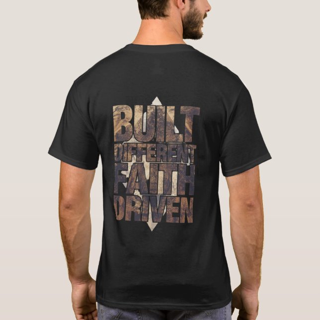 T-shirt Chemise Foi Pilotante Construite Différemment | Gy (Dos)