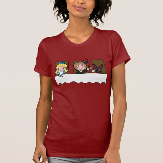 T-shirt Chemise folle de thé (Devant)