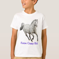 Chemise folle d'enfant de cheval d'Appaloosa